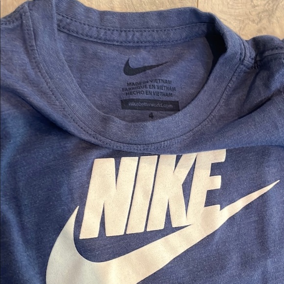 Nike and Adidas Kids Blue Shirts Set - Picture 3 of 3